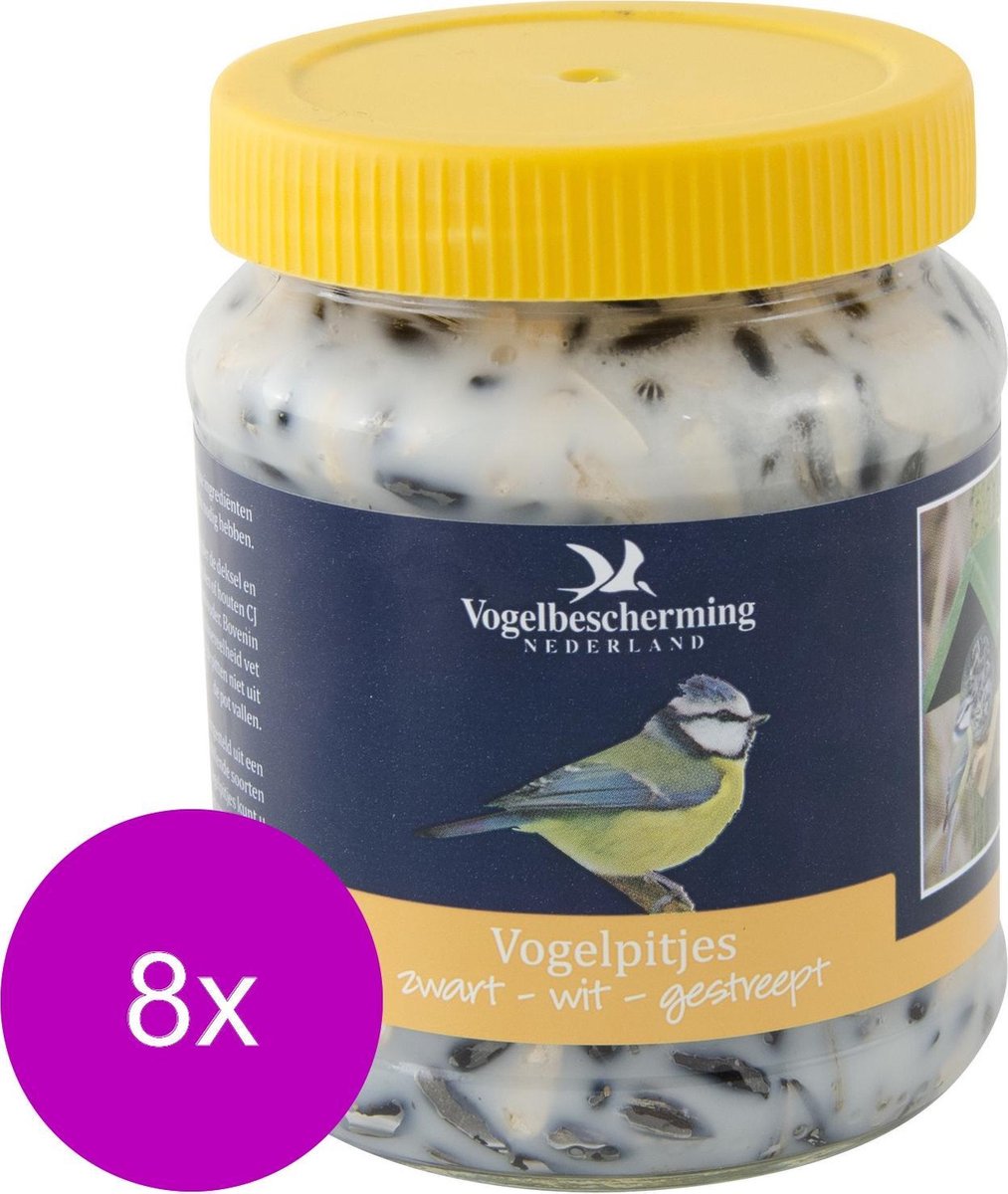 Wildbird Vogelbescherming  Pindakaas Pitjes - Tuinvogelvoer - 8 x 175 g