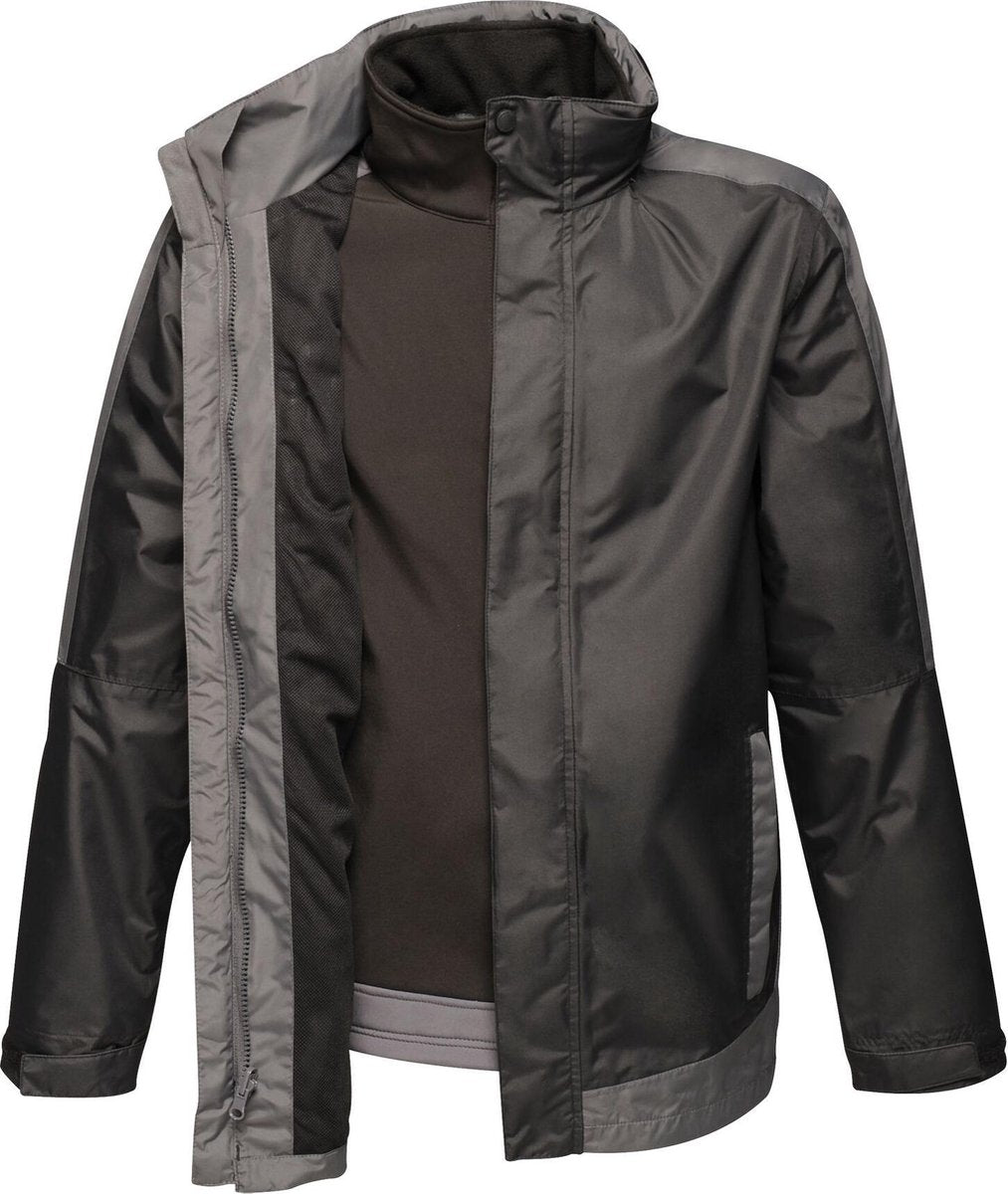 Regatta -Contrast 3in1  - Outdoorjas - Mannen - MAAT L - Zwart