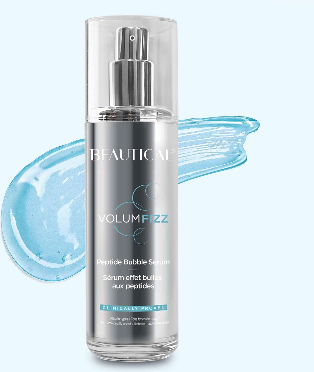 BEAUTICAL VOLUMFIZZ Peptide Bubbleserum - gezichtsserum - anti aging - anti rimpel - glanz - klinisch bewezen - 50ml