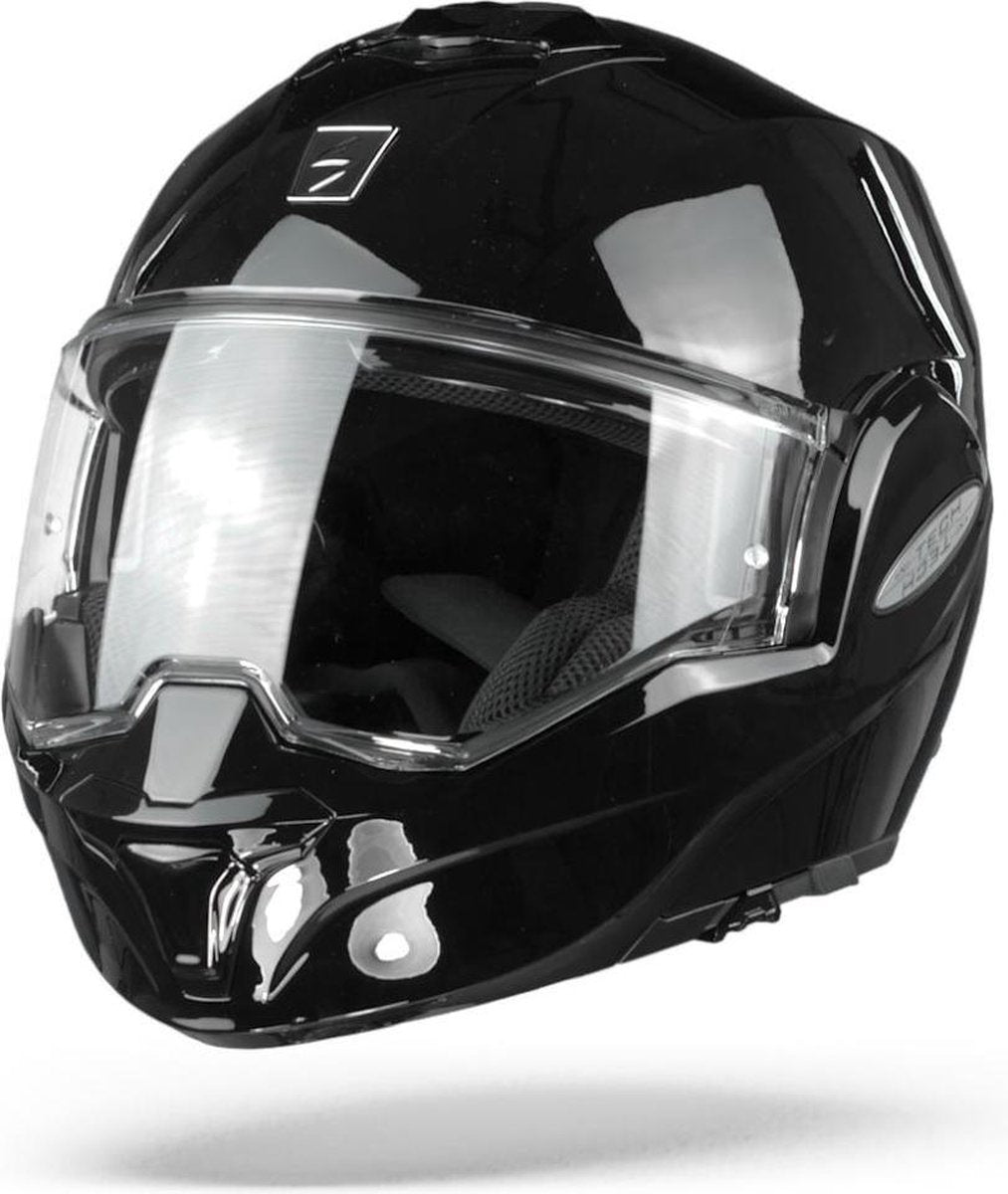 Scorpion Exo-Tech Solid Zwart Systeemhelm - Motorhelm - Maat M