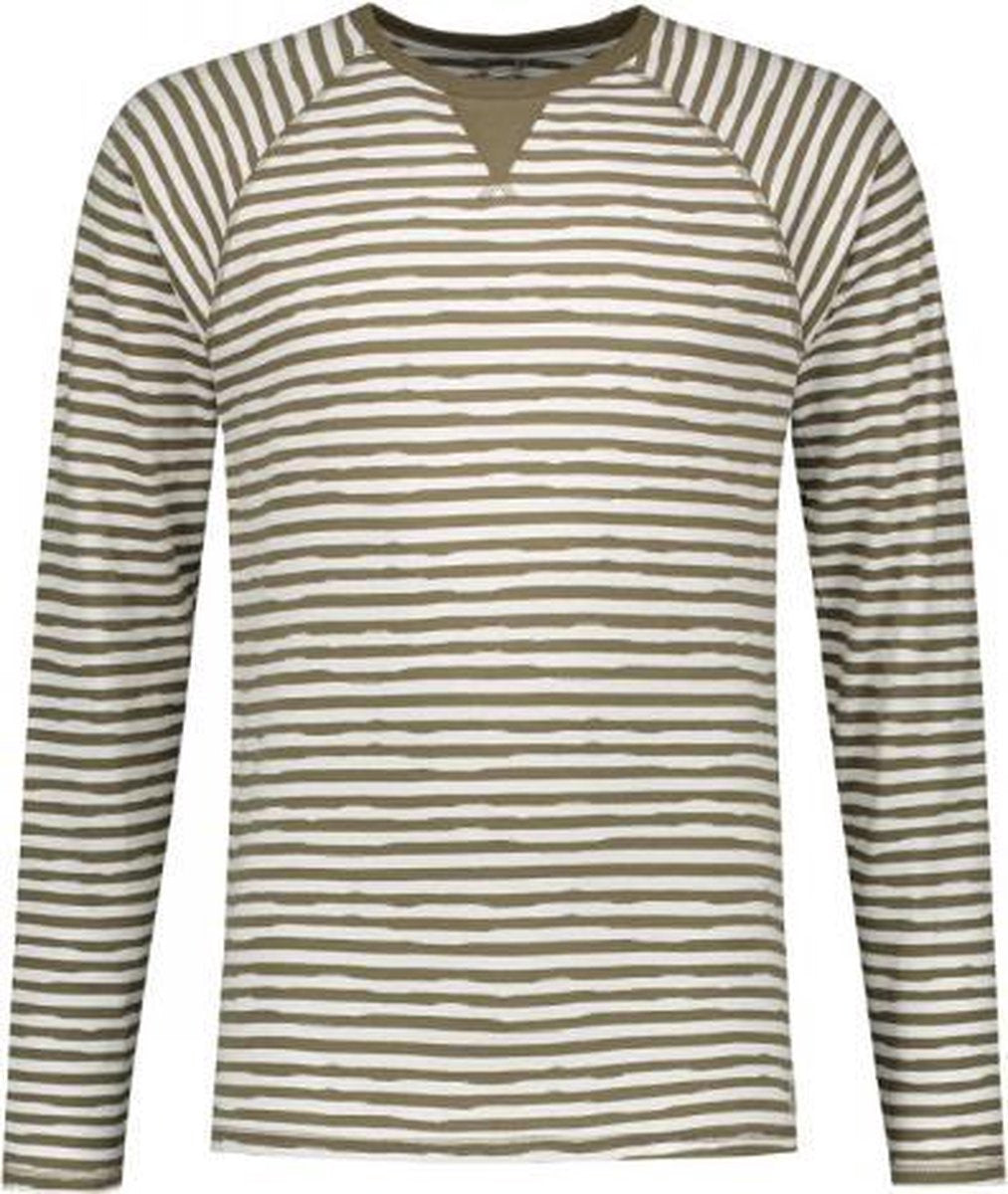 Dstrezzed Pullover Gestreept Army Groen (202360 - 511)
