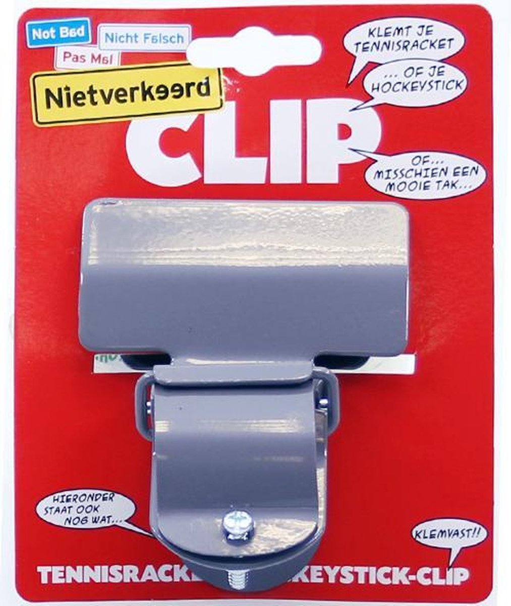 Nietverkeerd Tennis/hockey-klem Grijs