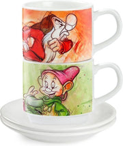 Disney Egan Set 2 Stapelbare Espresso Kopjes Grumpy & Dopey