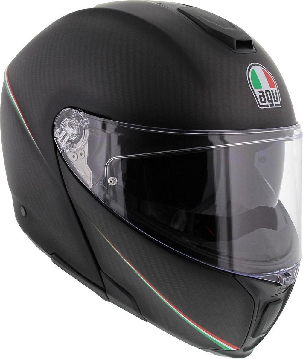 Agv Sportmodularore Mat Carbon Systeemhelm - Motorhelm - Maat S