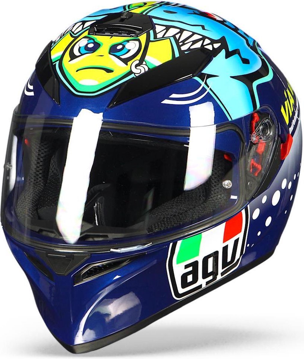 Agv K3 SV Max Vision Rossi Misano 2015 Integraalhelm - Motorhelm - Maat M/L