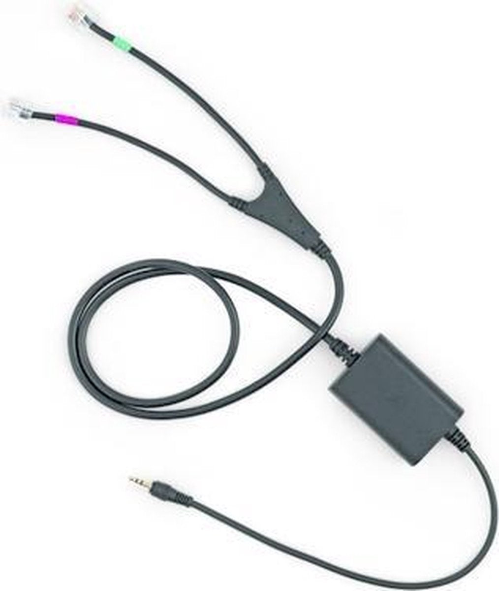 Sennheiser CEHS-CI 03 RJ 45 & RJ 9 2.5mm Zwart