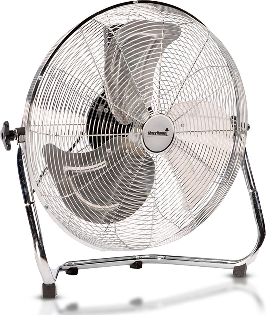 MaxxHome Vloerventilator - Industrial look - Metaal - 40cm - 100 Watt