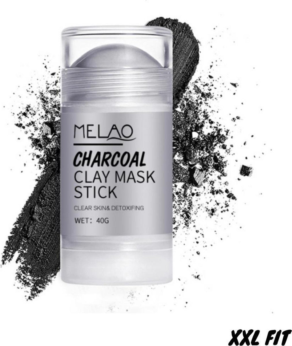 BeautyFit Grey Mask Stick - Detox Houtskool Masker -  Acne Verzorging - Hydraterend - Blackhead Verwijderen - Mee-eters - Anti Aging