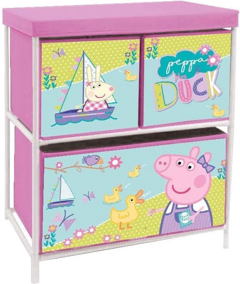Arditex Opbergkast Peppa Pig 60 X 53 Cm Alu/polyester Roze