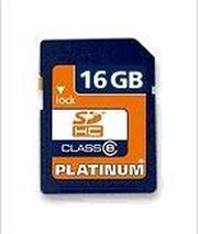 Platinum SDHC 16 GB