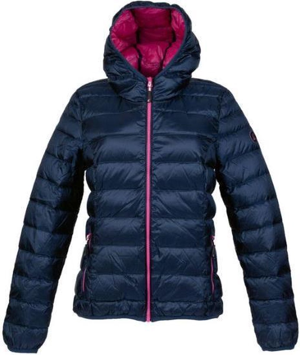 Alvivo Outdoorjas Aberdeen Dames Nylon Blauw/roze Maat 3xl