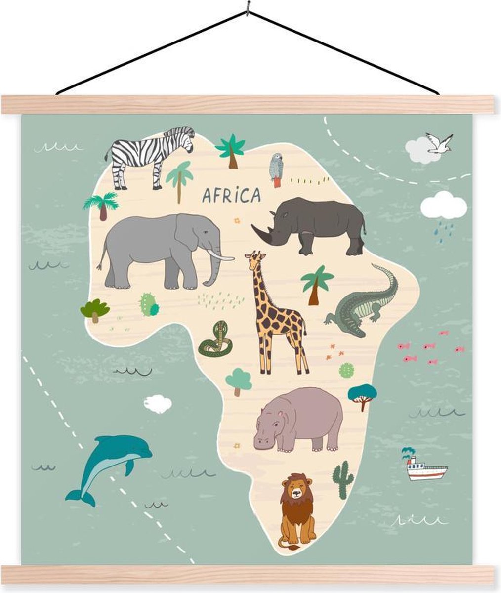 Afrika - Wereldkaart kinderen - Dieren