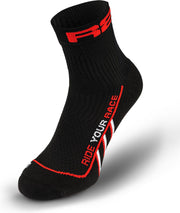 R2 Salsa Fietssokken Zwart/Rood S (35 - 38)