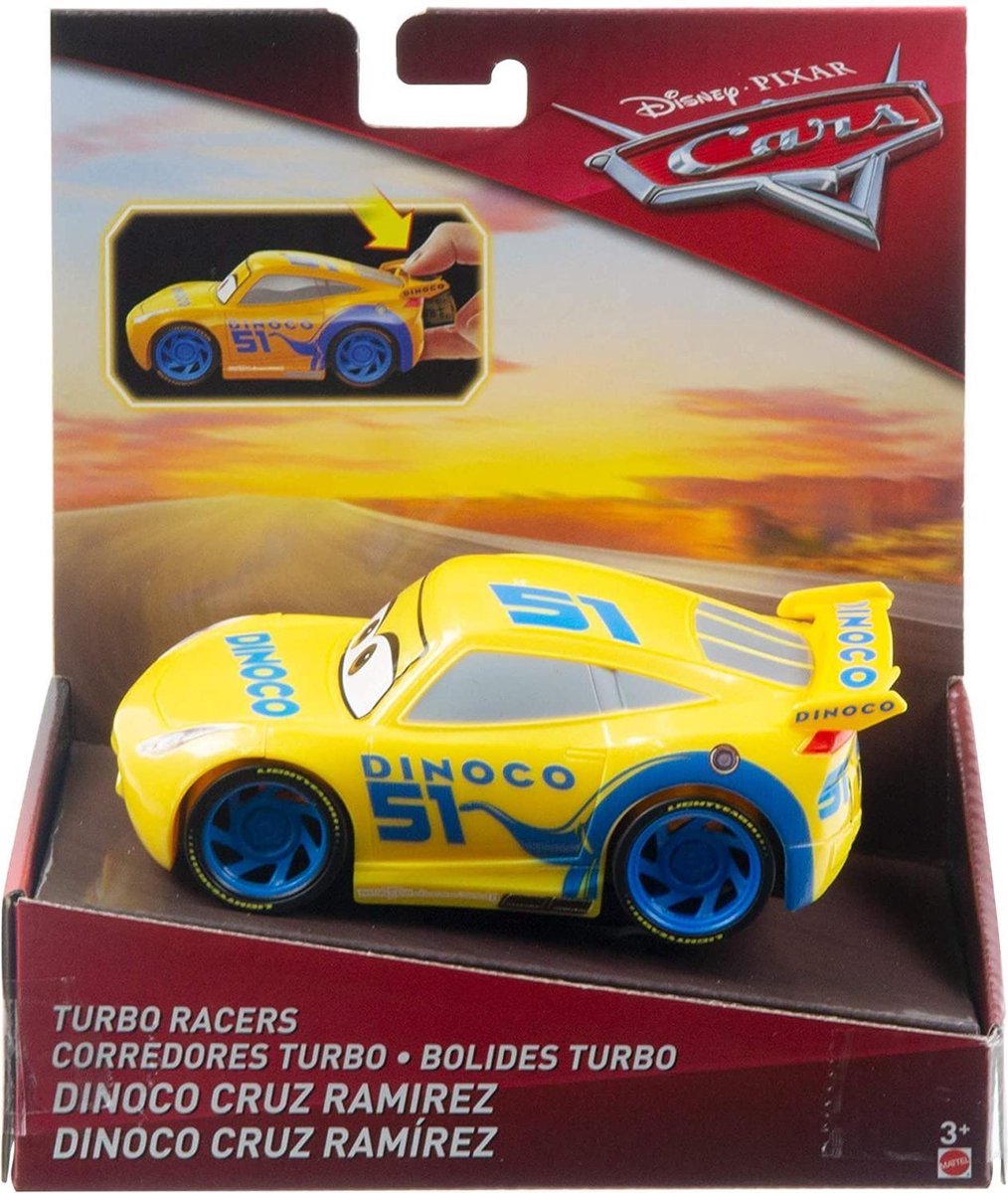 Disney Cars Turbo Racers  Cruz Ramirez - Geel - 19 cm