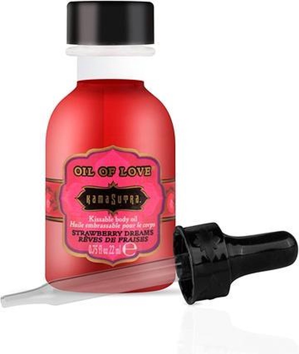 KamaSutra - Strawberry Dreams - Likbare Olie - 22 ml