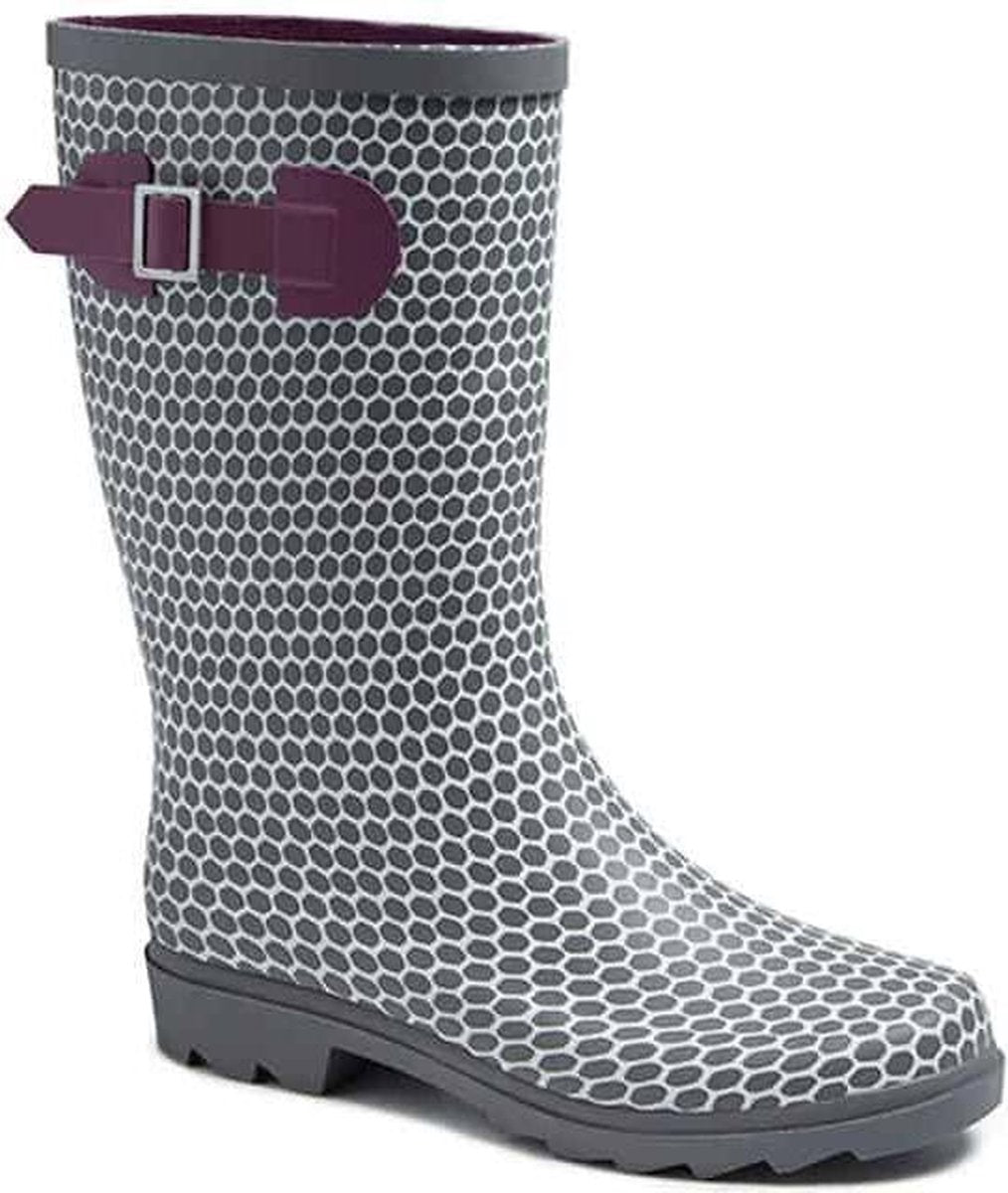Dameslaars met gesp grijs - grijs - 40