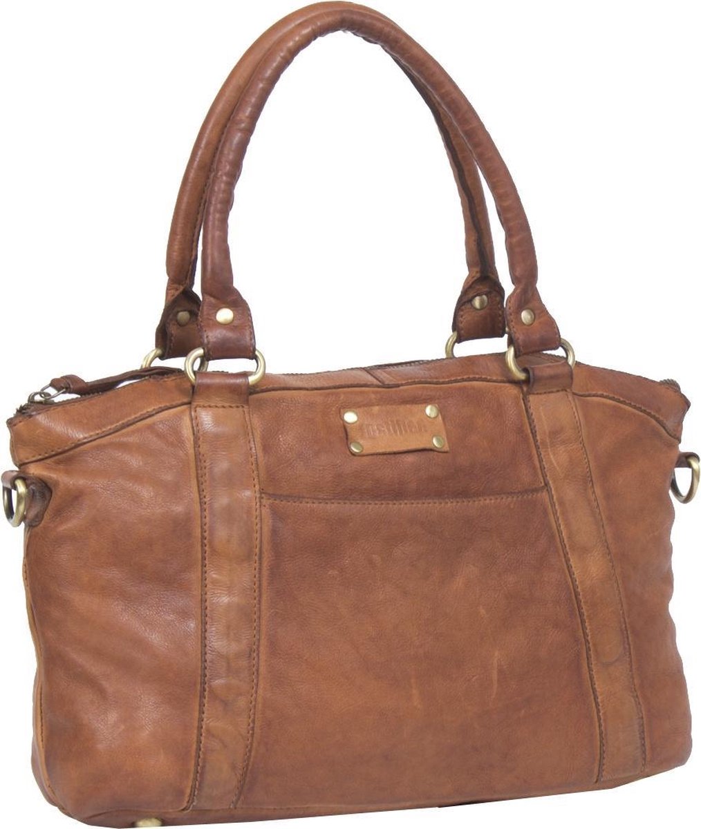 Saira Shopper Cognac 36x11x25cm