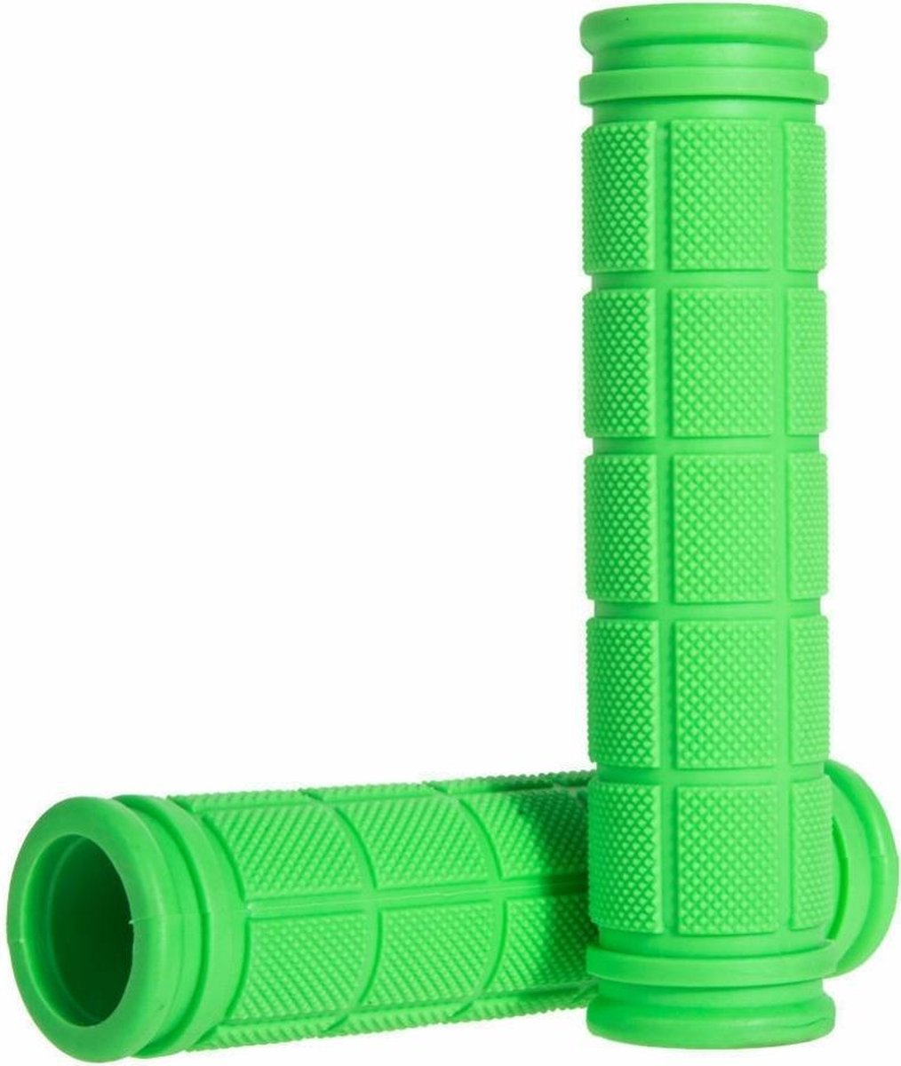 Fietshandvatten - Handvatten - Universeel - Fiets – Mountainbike – Professioneel - Grips - Extra Grip – Fietshandvaten -Handvaten - Handig te monteren - Anti-slip – Fietsen – Stuur – Bikegrips – Rubber – Stevig - Groen