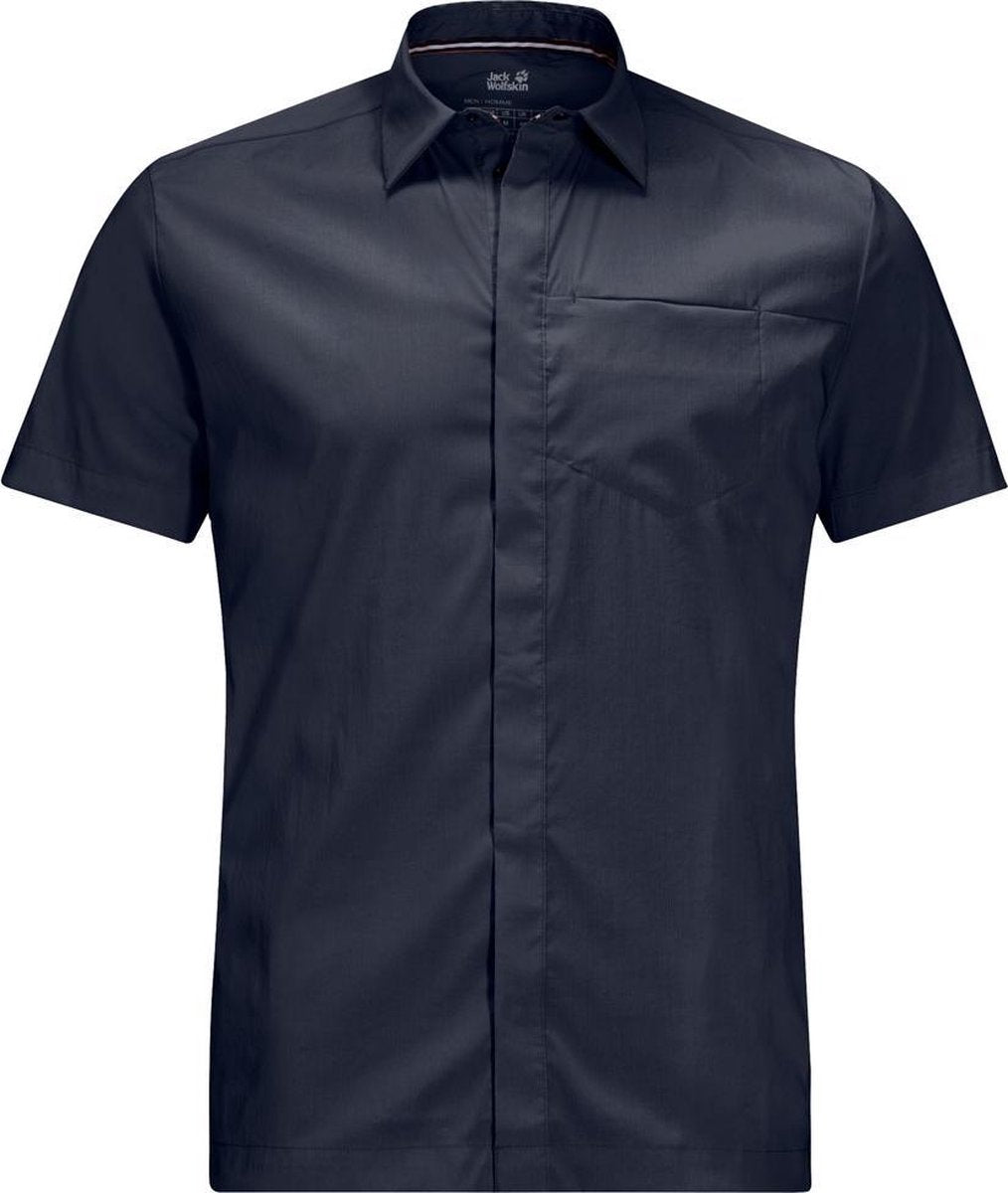 Jack Wolfskin Jwp Outdoorblouse Heren - Night Blue - Maat L