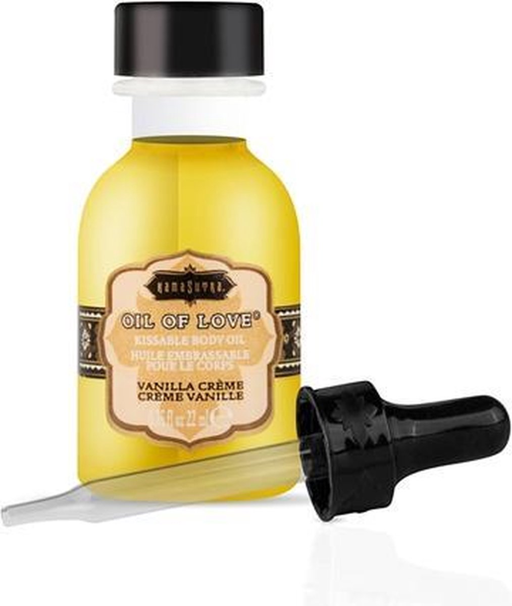 Bundle - KamaSutra - Vanilla Creme - Likbare olie - 22 ml met glijmiddel