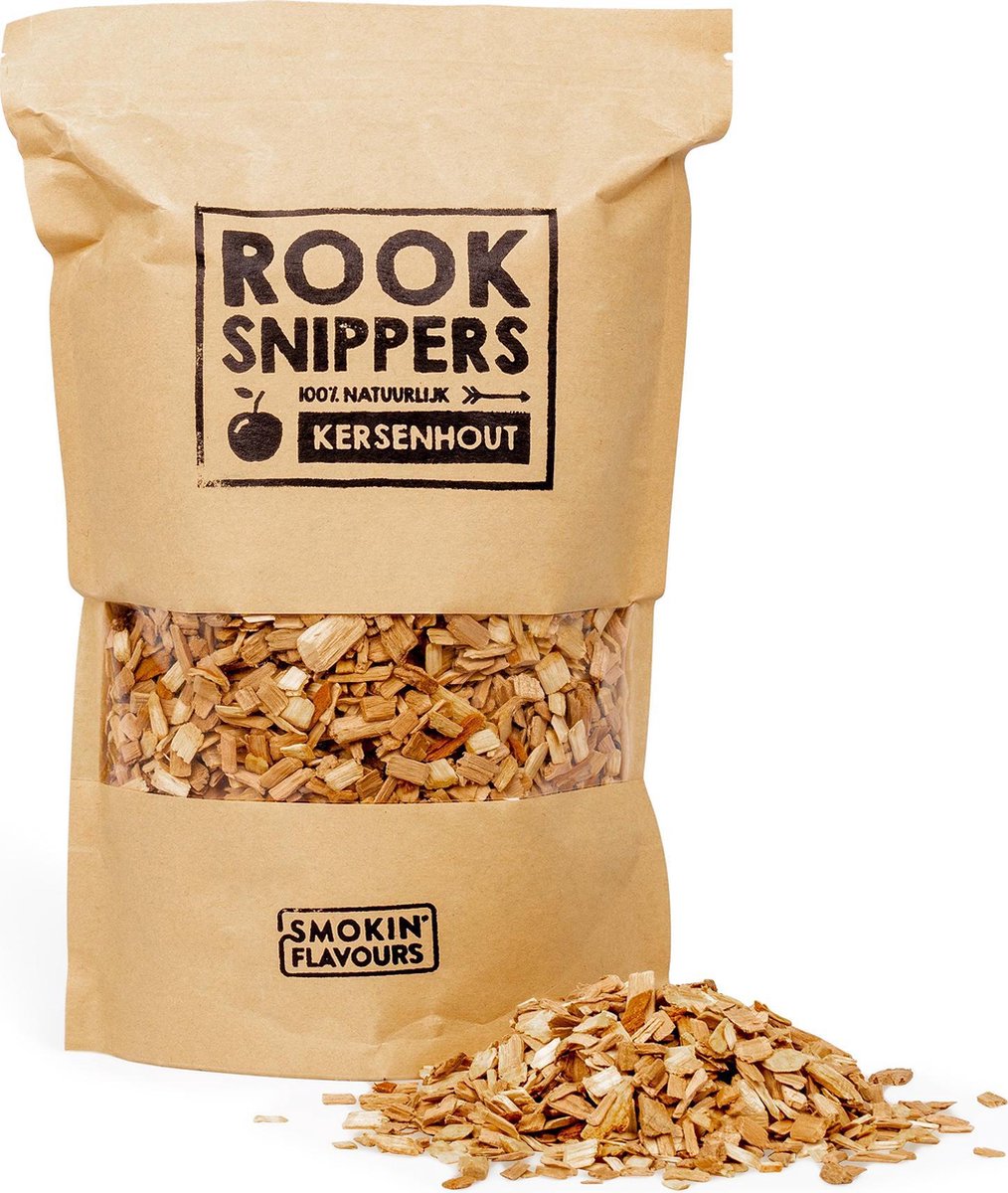 Smokin' Flavours | Rooksnippers | Kers | 1700 ml | Rookhout