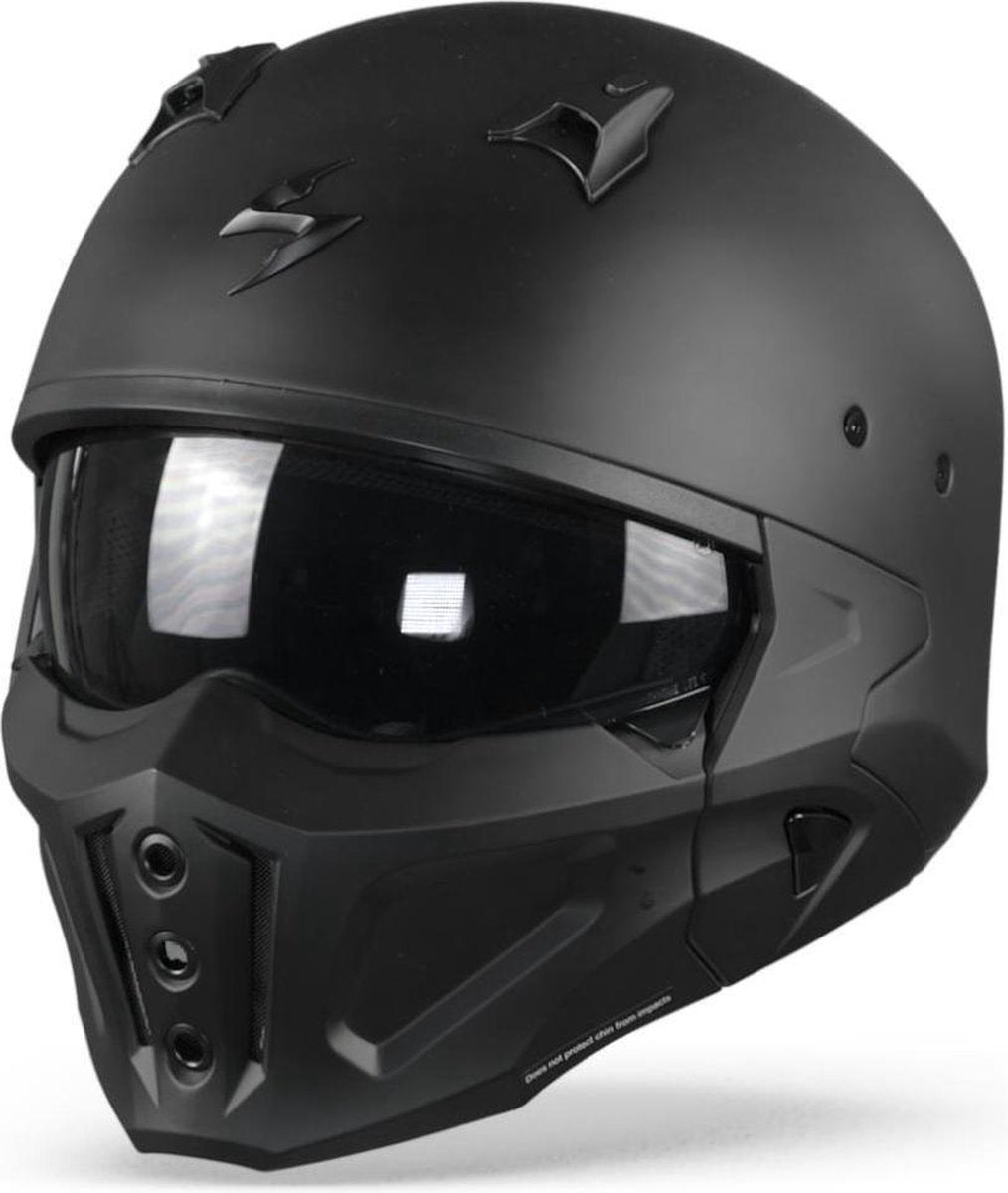 Scorpion Covert-X Solid Matt Black Jet Helmet 2XL