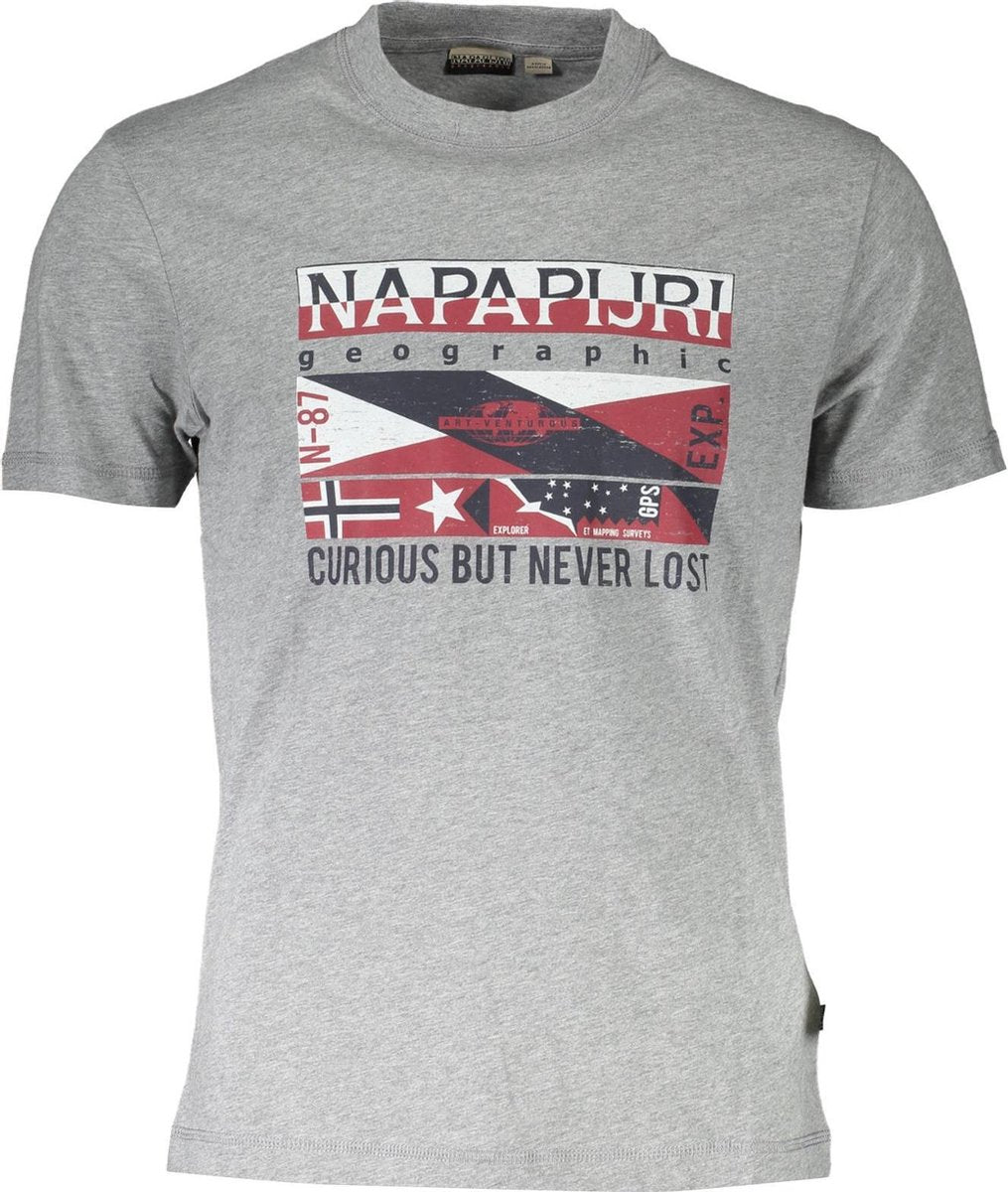 Napapijri T-shirt Grijs 2XL Heren