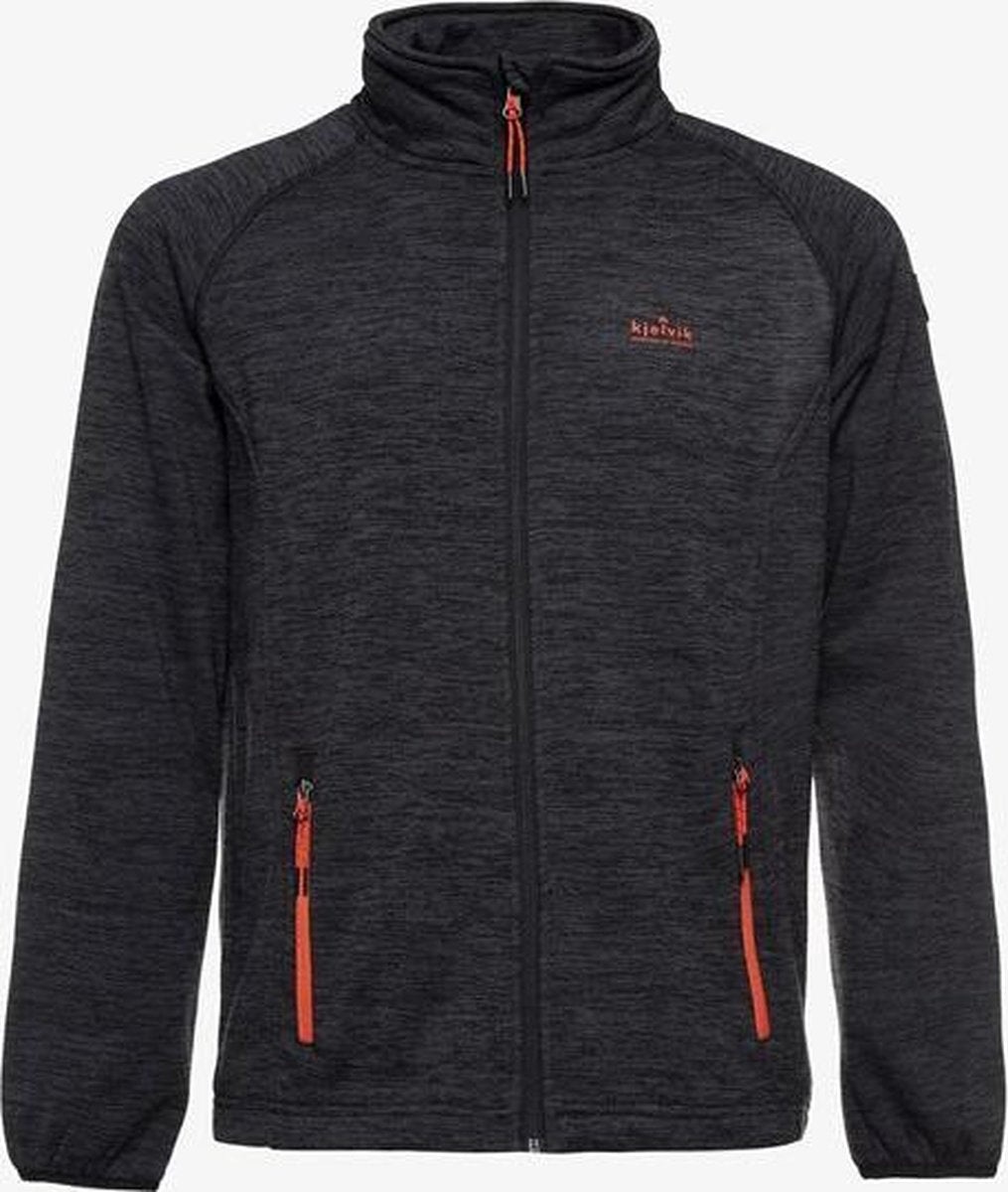 Kjelvik heren fleece vest - Zwart - Maat S
