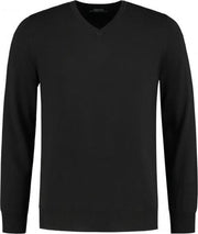 GENTS | Trui Heren V-neck Zwart 0073 Maat M 39/40