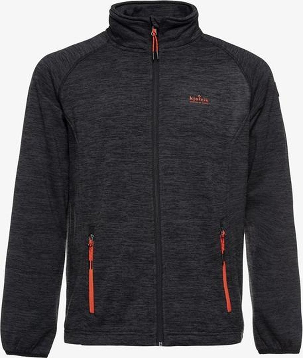 Kjelvik heren fleece vest - Zwart - Maat XL