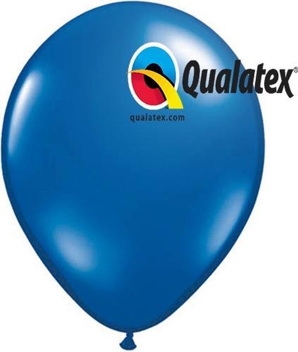 Ballonnen Saffier Blauw Jewel 15 cm 100 stuks