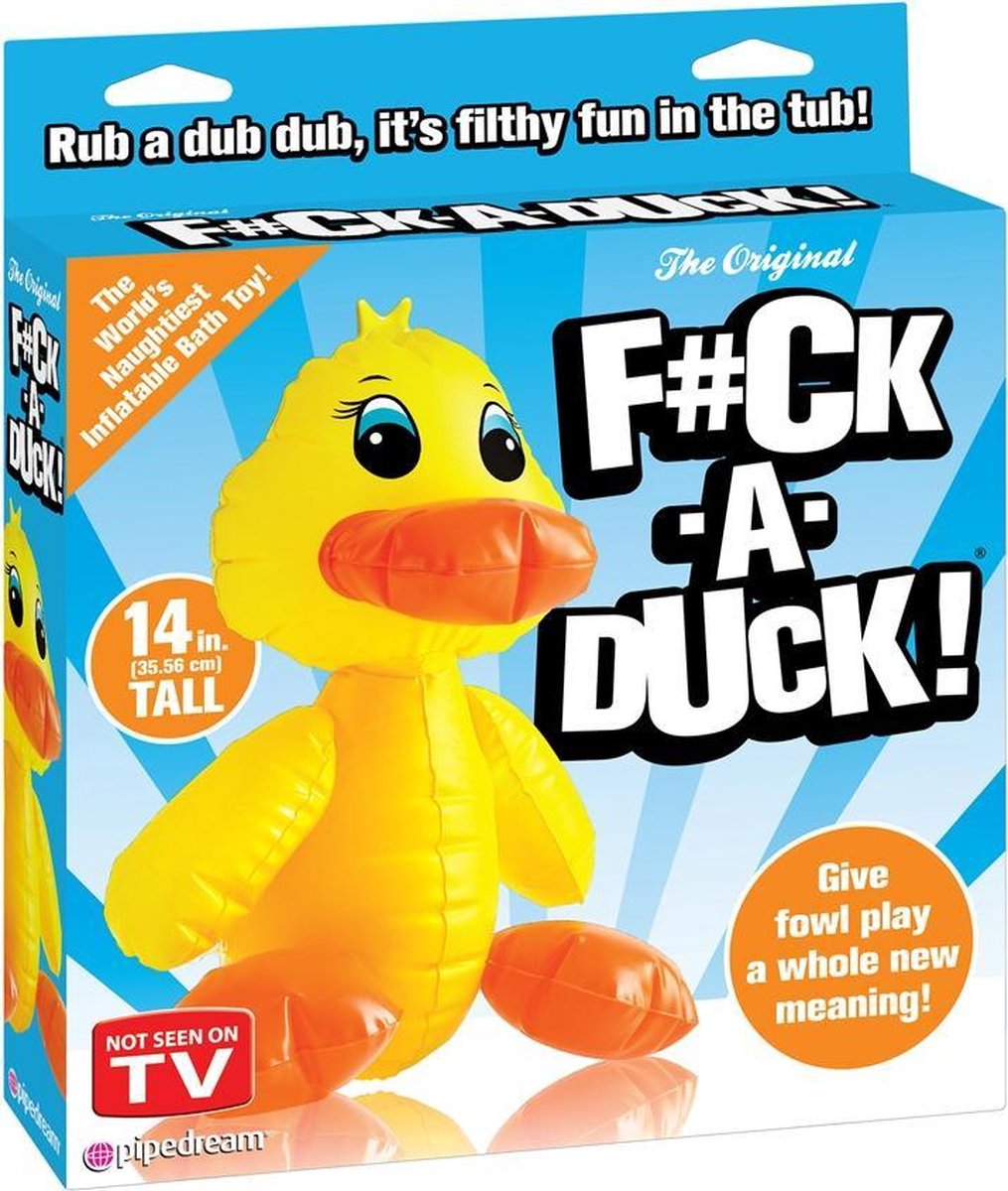 F#CK-A-DUCK - Yellow - Funny Gifts & Sexy Gadgets - Inflatable