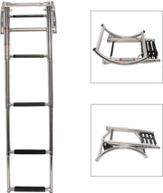 HIBO Zwemtrap Rubberboot 4-treden RVS