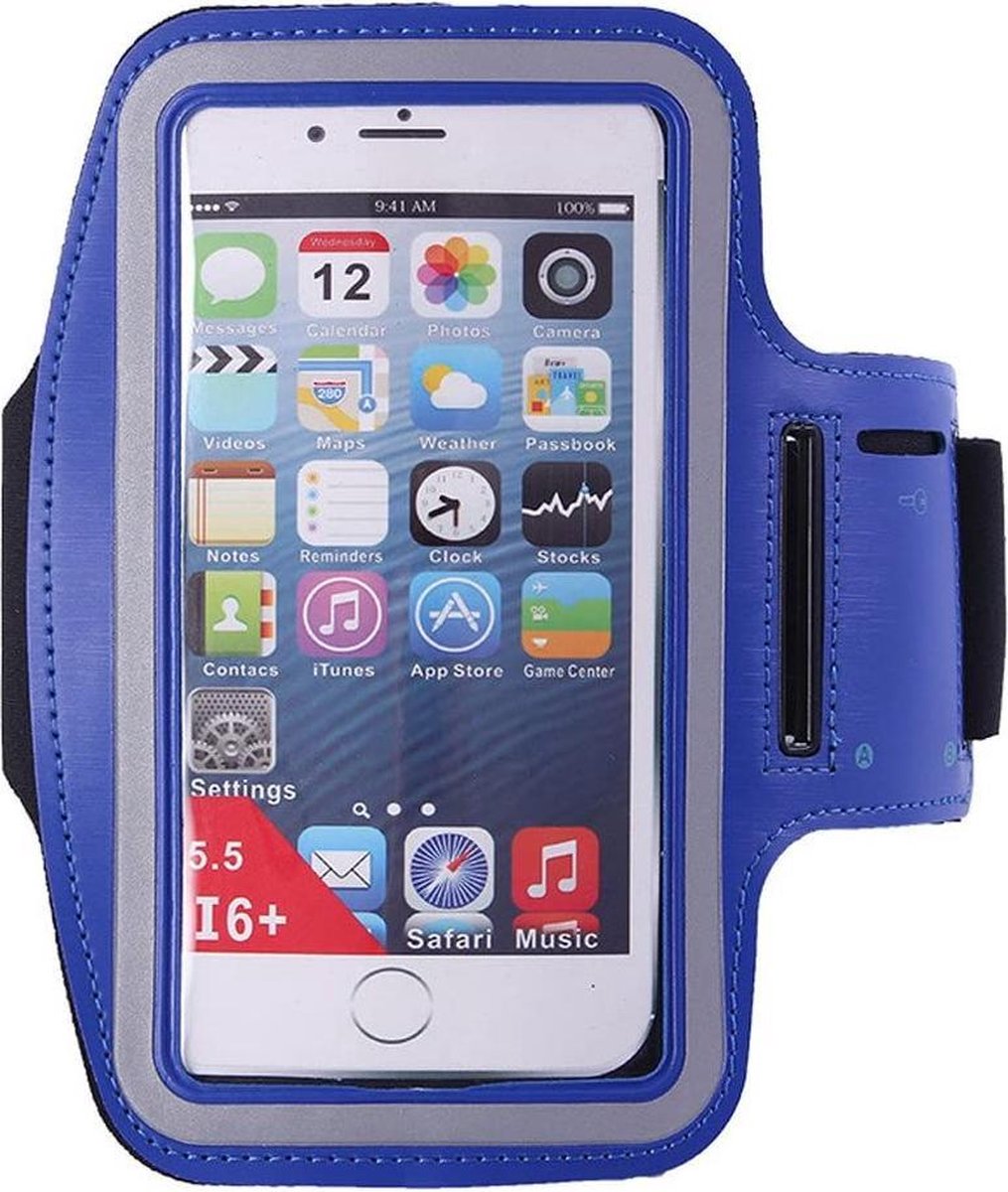 Hardloop Armband Telefoon | Geschikt voor Samsung Galaxy S20 FE| Hardloop Armband | Sport Hardloopband | Hardloop Telefoonhouder | Donker blauw