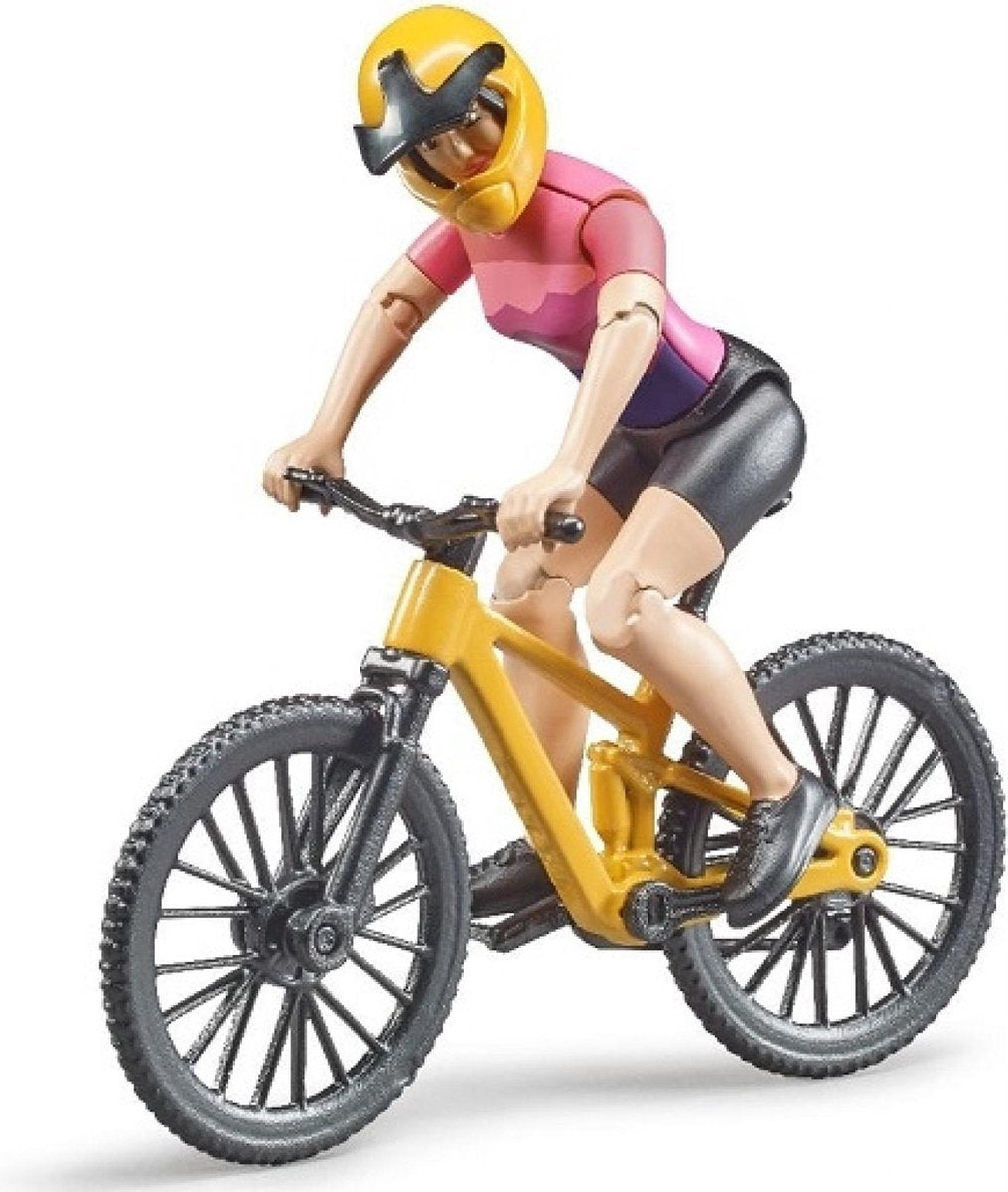 Bruder Mountainbike met fietster - 63111