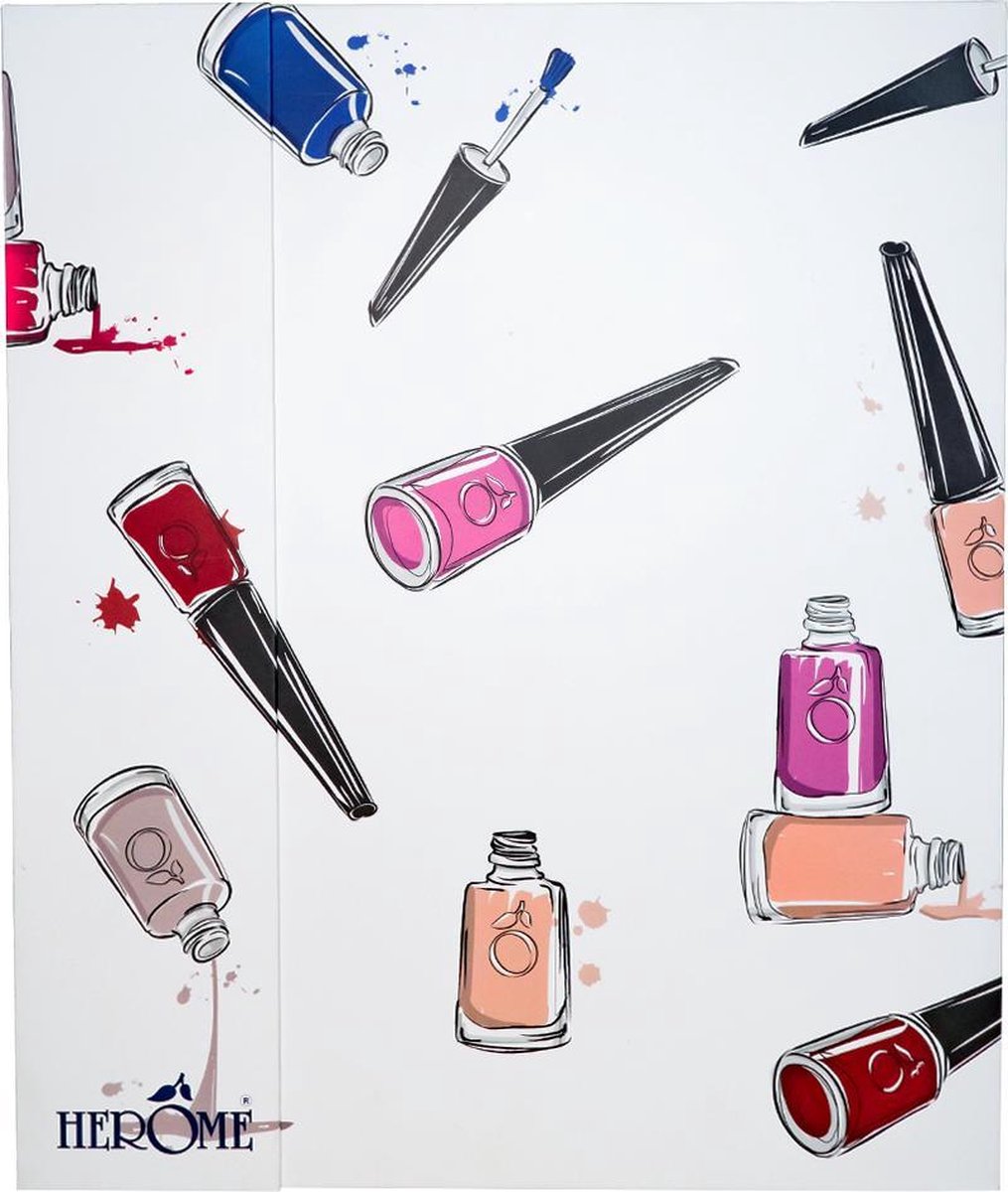 Herome Ultimate Desire Box (Design Bottles) - 100 kleuren - Deze exclusieve giftset telt 100 van de meest gedragen nagellakkleuren uit de hele collectie.