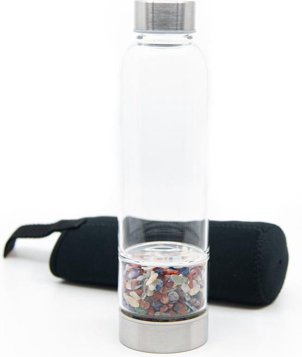 Edelsteen Waterfles Stenen Mix