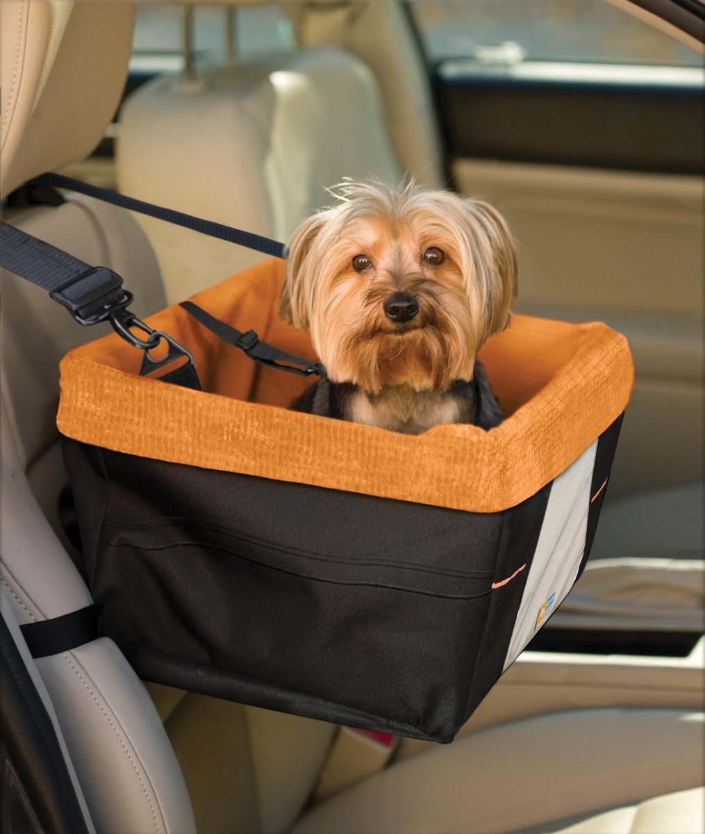 Kurgo - Skybox Booster Seat - Black/Orange