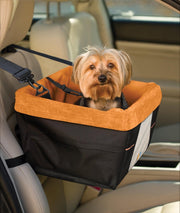 Kurgo - Skybox Booster Seat - Black/Orange