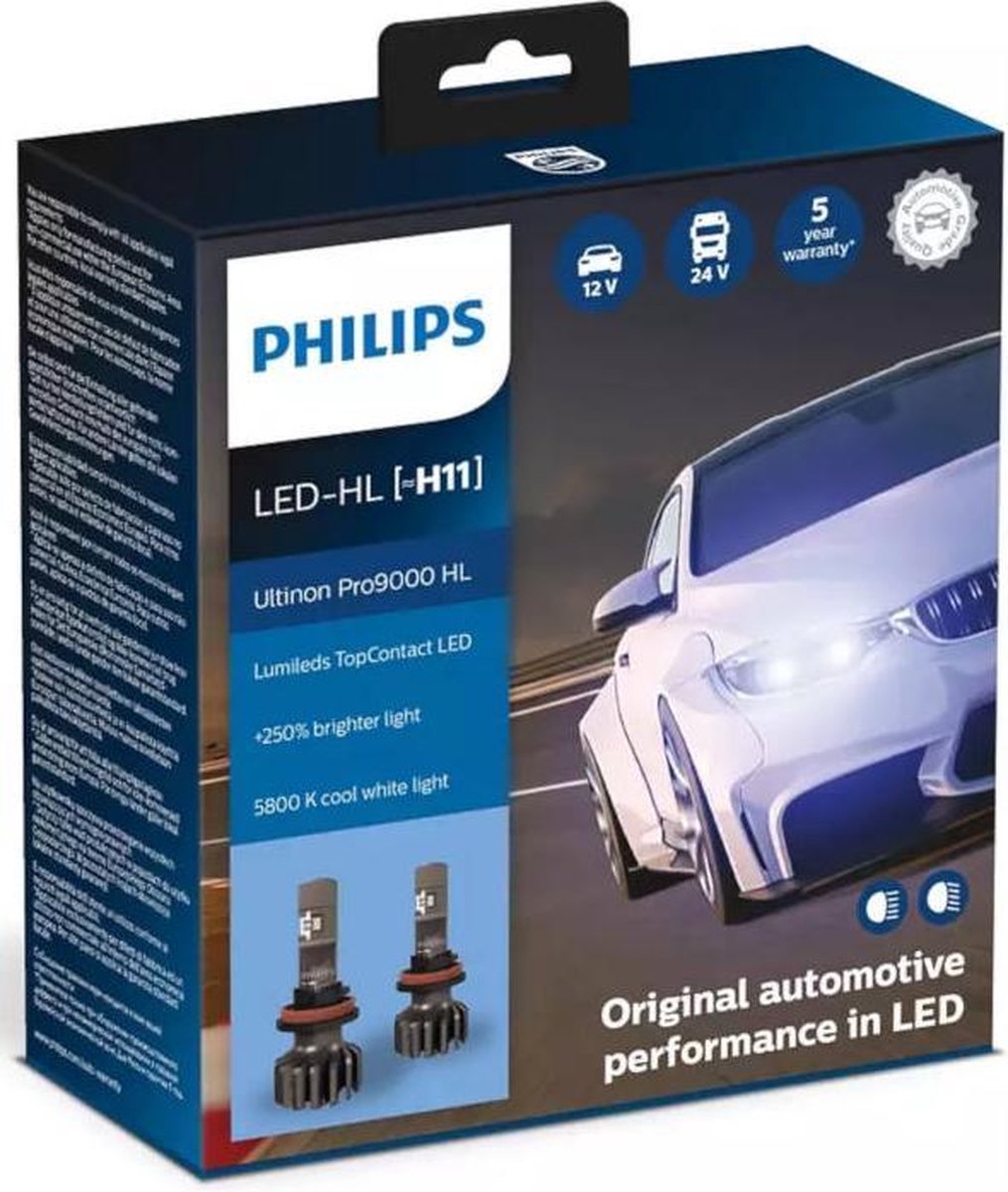 Philips Ultinon Pro9000 LED H11 11362U90CWX2