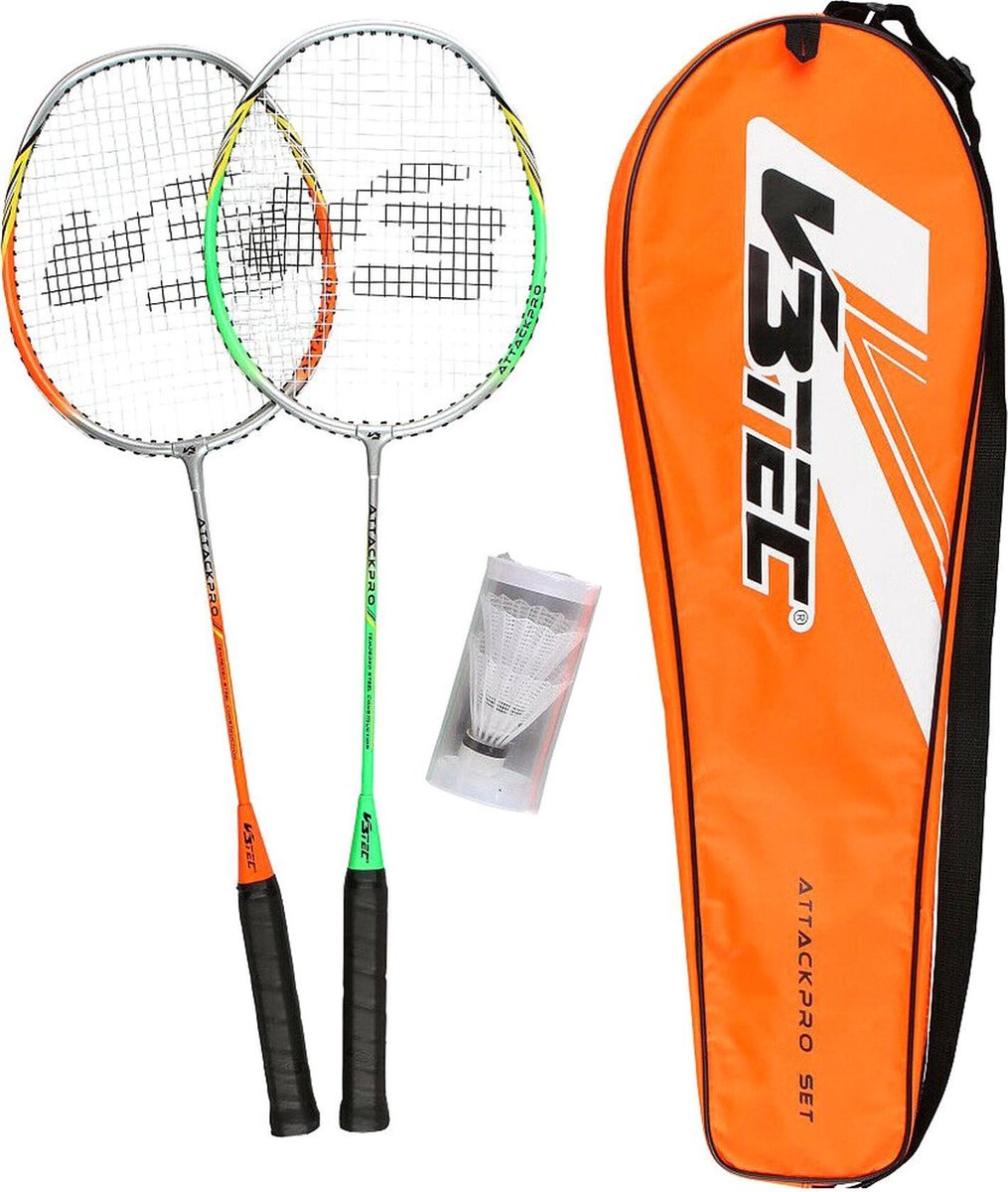 V3Tec Badmintonracket - oranje