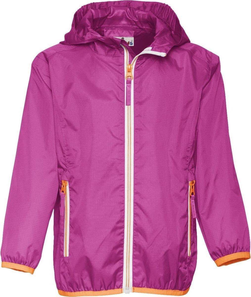Playshoes regenjas met tas fuchsia