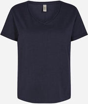 Soyaconcept SC-Babette 1 t-shirt donkerblauw maat S