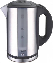 Adler AD 1216 - Waterkoker - snoerloos - 1.7 liter - RVS - 2000 Watt