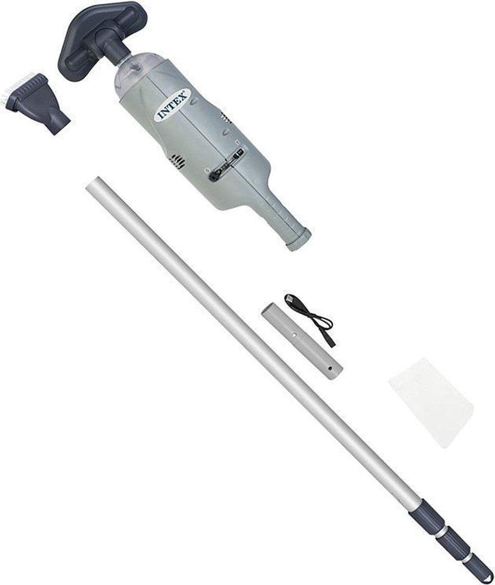 Intex 28620 - PureSpa oplaadbare Spa en zwembadstofzuiger Steun Lokaal