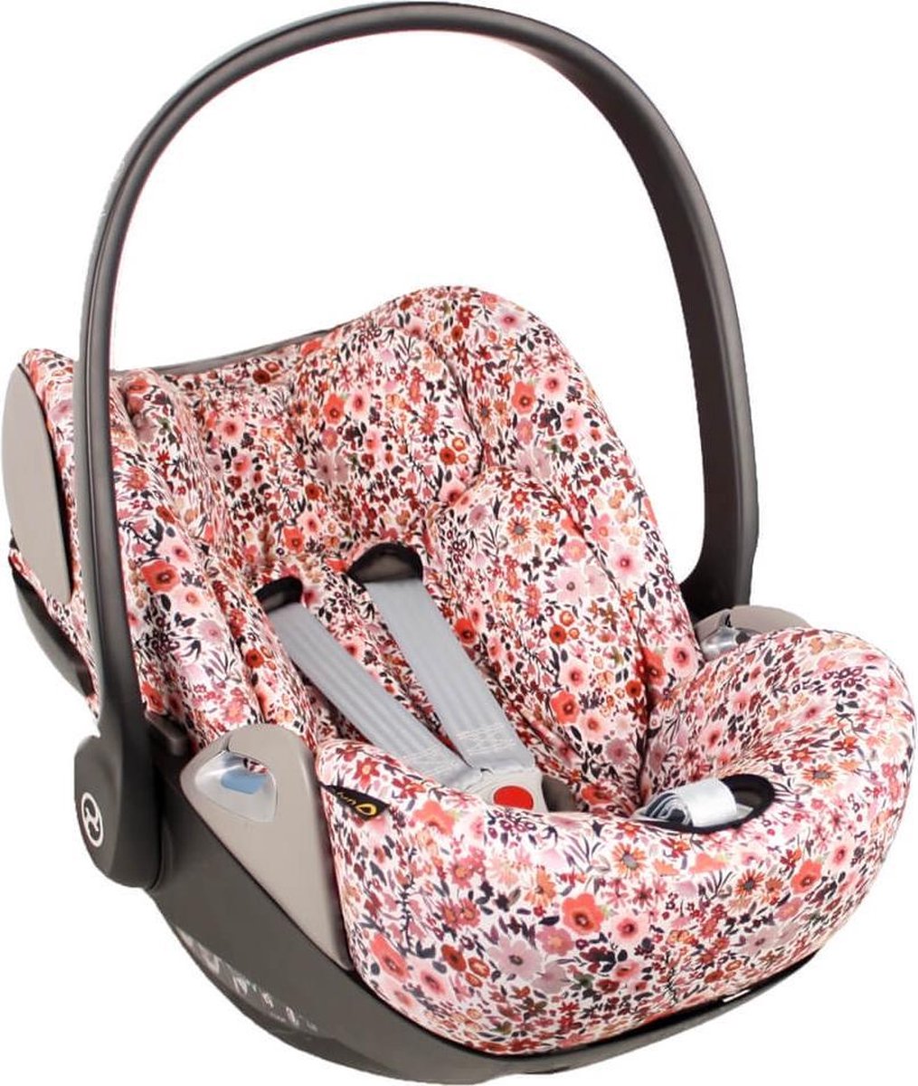 Ukje Cybex Cloud Z hoes - Perfecte pasvorm - Roze bloemen
