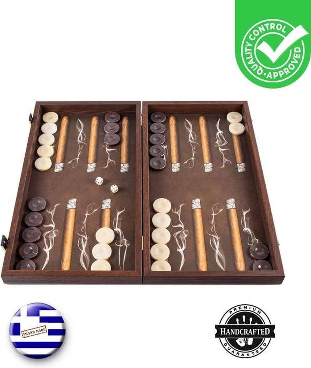 Robusto Cigar Backgammon - 48x26cm  - Luxe  Top Kwaliteit
