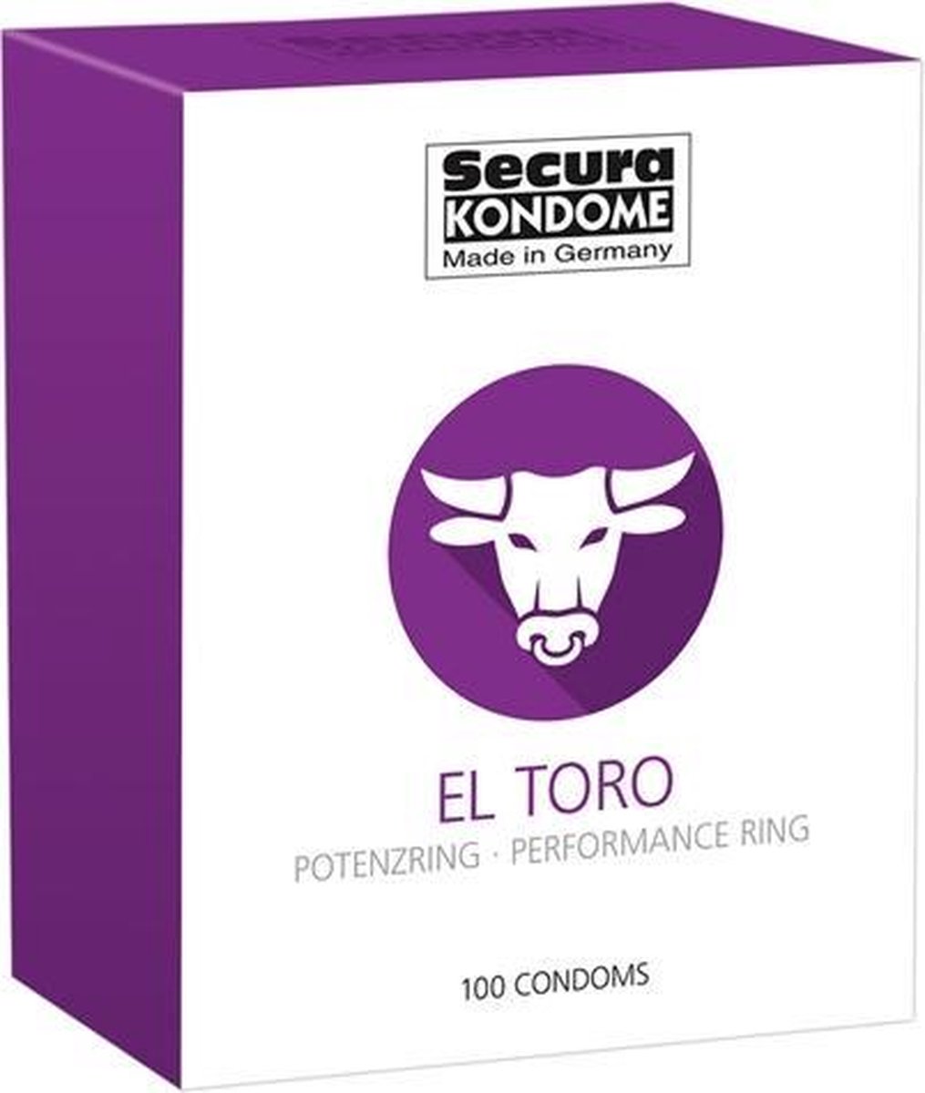 Bundle - Secura Kondome - Secura El Toro Condooms - 100 Stuks met glijmiddel