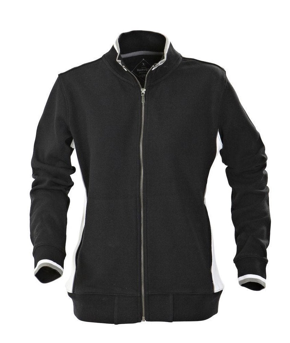 Harvest Apex Ladies Piqué Jacket Vest 2122035 Zwart - Maat XXL