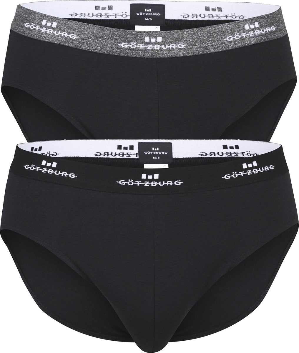 Gotzburg heren boxer 2-pack - zwart -  Maat: M